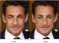 Nicolas Sarkozy remaquillé Nicolas Sarkozy remaquillé