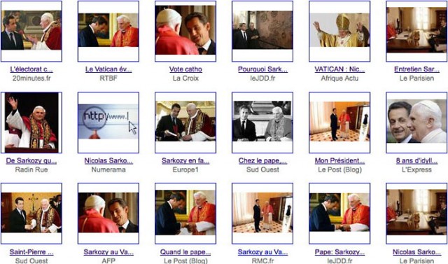 sarkozy et benoît XVI