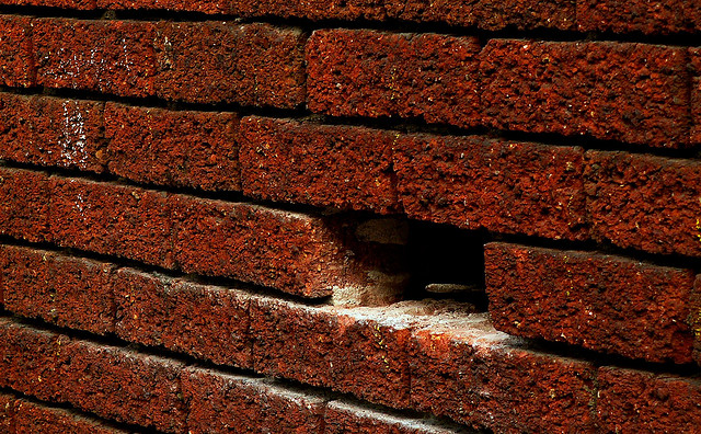 Missing brick