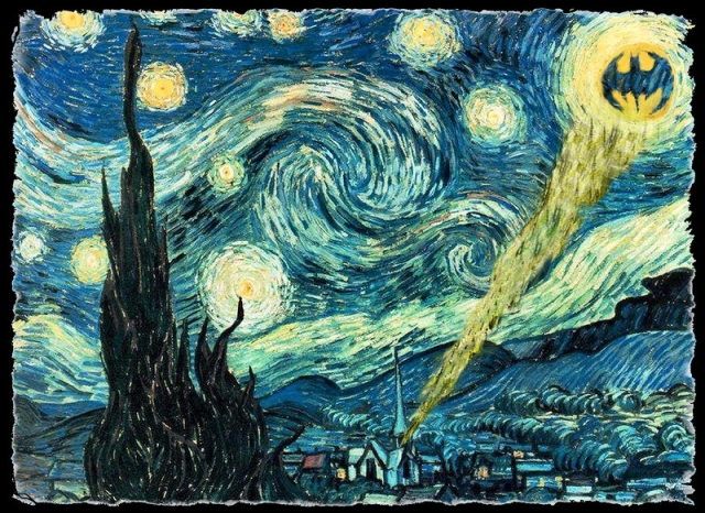 Batman-van-gogh