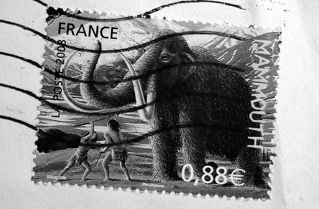 mammouth_timbre_poste_prehistoire