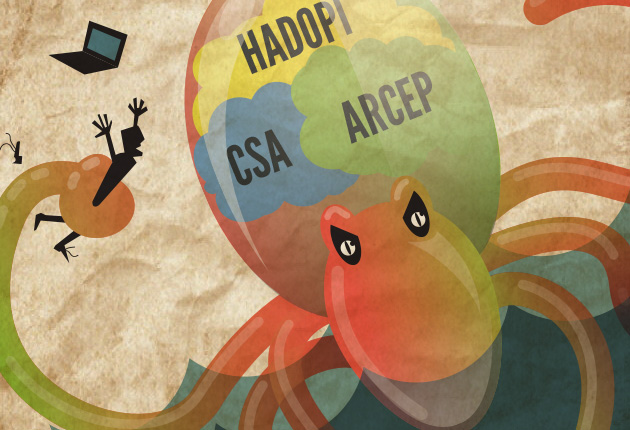 CLE_owni-by-cedricaudinot-octopus-arcep-hadopi-csa-internet-telecom