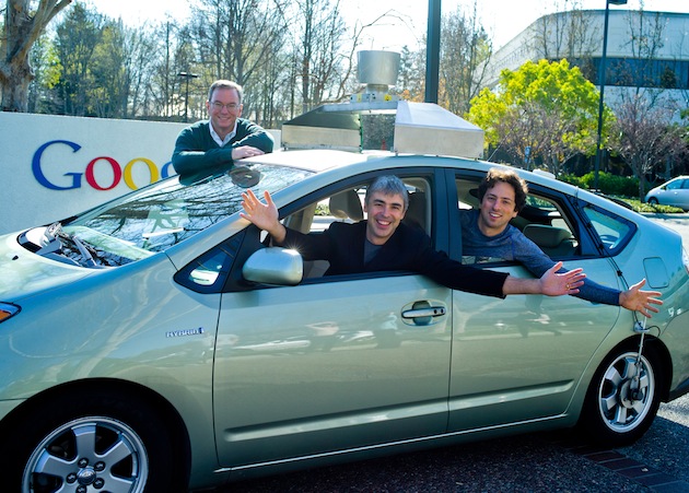 Eric-Larry-Sergey-google-self-driving-car-January-20-2011